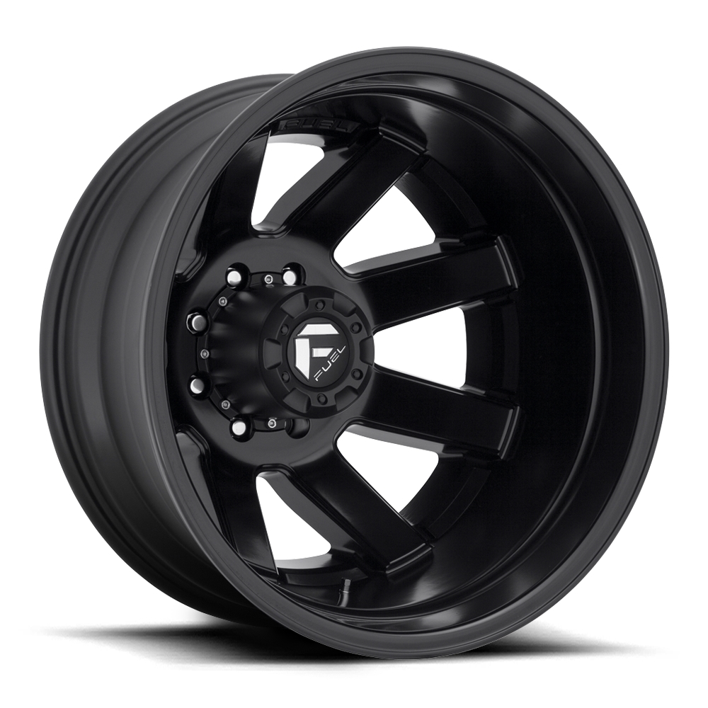 FUEL MAVERICK DUALLY REAR D436 8 LUG Satin Black