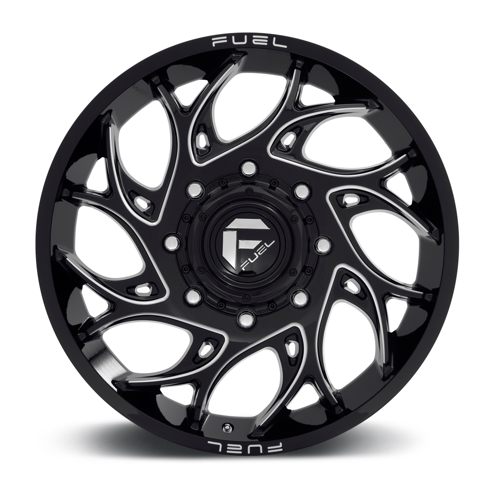 velg FUEL RUNNER DUALLY FRONT D741 Gloss Black Milled